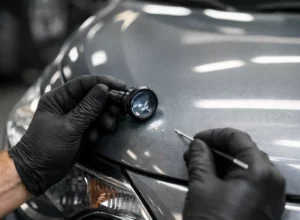 Точечная покраска кузова после сколов от камней: как вернуть автомобилю аккуратный вид